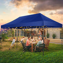 COBIZI 10x20 Pop up Canopy Heavy Duty Without Sidewalls, Easy Set-up Commercial Outdoor Party, 100% Waterproof Wedding Canopy Gazebo, 3 Height Adjustable with Wheeled Bag, Dark Blue by GreenHaven Gardens