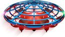 Force1 Scoot Combo Hand Operated Drone for Kids or Adults - Hands Free Motion Sensor Mini Drones, Easy LED Indoor Rechargeable UFO Flying Orb Ball Drone Toys for Boys and Girls (Red/Blue) by TinyTreasures Baby Boutique