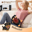Microwave Heating Pad for Pain Relief, 16" x 11" Microwavable Heating Pads for Cramps, Back Pain, Neck Shoulder, Muscles, Knee, Joints, Natural Heat Pack Moist Heat, Rottweiler by CozyNest Decor