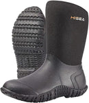 HISEA Women's Rubber Garden Boots Waterproof Insulated Yard Gardening Shoes Mid Height for Mud Working Outdoor by GreenHaven Gardens