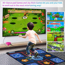 Dance Mat for Kids and Adults, Electronic Dance Pad for TV, Soft Dancing mat for Exercise & Games,Plug & Play,Birthday Gifts Ideas,Gifts for Girls & Boys Ages 3+,Single mat by TinyTreasures Baby Boutique