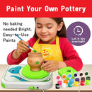 Pottery Wheel for Kids, Ceramic Art Pottery Painting Kit for Kids Ages 3-12 by TinyTreasures Baby Boutique
