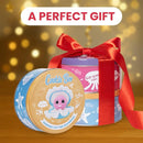 Cookie Box Crochet Kit for Beginners - Learn to Craft Amigurumi Stuffed Animals - Knitting Gift for Kids and Adults - Beginner-Friendly Yarn - Stitch-by-Stitch Video Tutorial - Oyster Pearl by TinyTreasures Baby Boutique