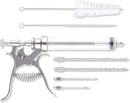 J&B Goods Professional Automatic BBQ Meat Marinade Injector Gun Kit with Case, 2 oz Large Capacity Barrel and 4 Commercial Grade Marinade Needles. by GreenHaven Gardens