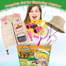 Kids Explorer Kit & Bug Catcher Kit, Kids Camping Gear for Kids, Outdoor Exploration Set with Vest & Hat, Ideal Outdoor Camping Adventure Toys for Ages 3 4 5 6 7 8 Boys Girls by TinyTreasures Baby Boutique