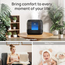 Dreo Top Fill 4L Humidifiers for Bedroom, 36H Runtime, 28 dB Quiet Cool Mist Supersized Air Humidifier for Large Room, Plants, Baby Nursery, Indoor, Night Light, Easy to Clean & Fill, Black by TinyTreasures Baby Boutique