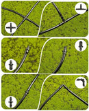 320 Pcs Drip Irrigation Fittings Kits for 1/4" Tubing, Drip Irrigation Barbed Connectors, Drip Line Connectors for Drip Systems(4-Way Coupling, Tee, Elbow, End Plug, Coupling) by GreenHaven Gardens