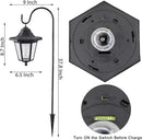 MAGGIFT 37.8 Inch Hanging Solar Lights for Outside Solar Garden Lights Decorative Lanterns with 2 Shepherd Hooks Waterproof Landscape Lighting for Lawn Patio Yard Pathway Driveway,2 Pack by GreenHaven Gardens