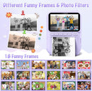 Kids Camera Instant Print, 3.0" HD 32MP Kids Camera Christmas Birthday Gifts for 3 4 5 6 7 8 9 10 11 12 Year Old Girls Boys, 32GB SD Card-Purple by TinyTreasures Baby Boutique