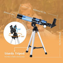 AOMEKIE Telescopes 40/400 with Tabletop Tripod 2 Eyepieces Portable Telescopes for Astronomy Beginners with Finderscope and Compass,Space, Gifts by TinyTreasures Baby Boutique