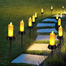 BlcTec Solar Candles Outdoor Waterproof, Flickering Candles with IP65 High Rating Waterproof, Suitable for Outdoor Lawn, Yard, Pathway, Wedding, Camping, Holiday Decorations, 4 PCS by GreenHaven Gardens