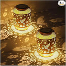 2 Pack Solar Lanterns Outdoor Waterproof Hummingbird Garden Decor Birthday Gifts for Women Mom Grandma Hanging Solar Lights Metal Decoration Outside for Yard, Patio, Backyard, Porch, Pathway by GreenHaven Gardens