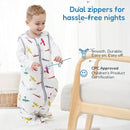 TotAha Toddler Sleep Sack 1.0 TOG for 2T-3T-4T, Premium Winter Extra Large Sleeping Sacks,Quilted Wearable Blanket Baby Sleep Bag with 2-Way Safe Zippers for Girl Boy by TinyTreasures Baby Boutique