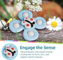 LiKee Strong Suction Cup Fidget Rotating Sensory Bath Toys for Baby 12 18 Months Airplane Car Travel Table & Window Toys for 1 2 Years Old Toddler Boys and Girls (Insect-2) by TinyTreasures Baby Boutique