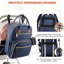 Baby Diaper Bag Backpack, Travel Diaper Bags for Baby Girl Boy Large Capacity Baby Bag Backpack for Women Peacock Blue by TinyTreasures Baby Boutique