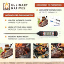 Meat Claws and Smoker Gloves | No.1 Heat Resistant BBQ Grill Gloves | Pulled Pork Claws | Thermometer | Silicone Oven Mitts & Razor-Edge Meat Shredders | Barbecue, Grilling, Smoking, Shredding (Black) by GreenHaven Gardens