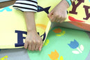 Baby Care Play Mat (Large, Playful - Letters and Numbers) 82'' x 55'' Original One-Piece Reversible Rollable Waterproof Play Mat for Infants, Babies, Toddler, and Kids by TinyTreasures Baby Boutique