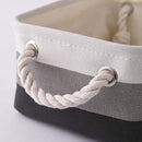 Small Storage Baskets for Shelves,Fabric Storage Baskets for Closet,Rectangular Collapsible Baskets for organizing Clothes,Books,Gifts by TinyTreasures Baby Boutique