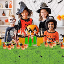 2 Pcs Halloween Tablecloth - Plastic Halloweens Spider Webs Table Cloth, Green Disposable Rectangle Spiderweb Table Cover for Halloween Party Decorations Supplies Favors Tables Decor, 108 x 54 Inch by CozyNest Decor