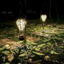 2-Pack Hummingbird Decor Hot Air Balloon Solar Lantern – Outside Decorative Hanging Light for Garden Yard Patio Porch Lawn and Pathway – Unique Housewarming, Birthday Gift for Women Mom Grandma by GreenHaven Gardens
