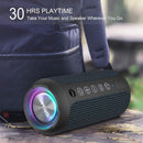 Ortizan Portable Bluetooth Speakers, IPX7 Waterproof Wireless Speaker with 24W Loud Stereo Sound, Outdoor Speaker with Bluetooth 5.3, Deep Bass, RGB Lights, Dual Pairing, 30H Playtime for Home, Party by TinyTreasures Baby Boutique