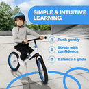 Balance Bike: for Big Kids Aged 4, 5, 6, 7, 8 and 9 Years Old - No Pedal Sport Training Bicycle | 16inch Wheel by TinyTreasures Baby Boutique