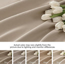 MIULEE Taupe Back Tab Blackout Curtains 108 Inch Long 2 Panels Set for Bedroom, Rod Pocket/Pinch Pleat Extra Long Thermal Insulated Living Room Darkening Pleated Light Blocking Drapes by TinyTreasures Baby Boutique
