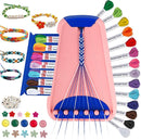 Arts and Crafts for Kids Ages 8-12,Friendship Bracelet Making Kit for Girl,Kids Jewelry Making Kit with 28 Pre-Cut Threads,Christmas Birthday Gifts for Ages 6 7 8 9 10 11 12 Year Old Dark Blue by TinyTreasures Baby Boutique