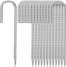 12 Inch Ground Stakes Heavy Duty J Hook 30-Pack Metal Spikes Galvanized Ground Hooks Anchors Rebar Ground Stakes for Fence Tent Gazbo Bounce House and Outdoor Decorations Inflatables by CozyNest Decor