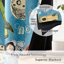 Kids Astronaut and Rocket Blackout Curtains - 100% Blackout, Thermal Insulated, Noise Reducing, Bring The Cosmos Closer to Your Kid’s Room, 2 Panels (Moonbound Adventure, W52×L63) by TinyTreasures Baby Boutique