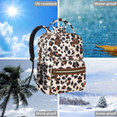 Diaper Bag Backpack Tote for Women Large Capacity, Baby with Insulated Pockets Multifunctional Bags For Girl Boy Waterproof Boys Girls Mama Maternity Travel Leopard by TinyTreasures Baby Boutique