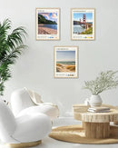HesenDot Natural OAK Wood Golden Gate Bridge Framed Wall Art,12x16in San Francisco City Skyline Canvas Wall Print,Modern Urban Landmark Wall Decor for Living Room,Bedroom,Office Gallery Gifts Set of 1 by CozyNest Decor
