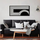 Abstract Wall Art Modern Canvas Art Wall Decor Minimalist Wall Art Geometric Line Canvas Artwork Print Paintings Black And White Wall Art Modern Picture For Bedroom Art Office Home Wall Decor 20"X 40" by CozyNest Decor