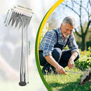 2025 Upgraded Weed Puller Tool,Portable Garden Weed Rake Uprooting Weeding Tool with Handle,6 Tooth Manganese Steel Manual Weeder Remover Tool for Gardening Backyard Farm Planting & Weeding by GreenHaven Gardens