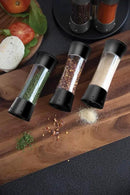 Kitchen Art Elite Auto-Measure Spice Professional 8 Compartments Black 7.45 x 7.45 x 8.25 inches by CozyNest Decor
