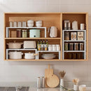 Metal Stackable Expandable Storage Shelf - Multi-Functional Home Storage Shelf, Suitable for Kitchen, Cabinet，Bathroom, Office, Garage, etc.（3PACKS/White/Large by CozyNest Decor