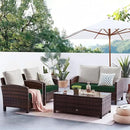 Favoyard Patio Chair Cushions 24 x 24 x 4 Inch Waterproof Outdoor Seat Cushions for Patio Furniture 3-Year Color Fastness Garden Sofa Couch Chair Pads with Handle & Adjustable Straps Set of 2, Green by GreenHaven Gardens