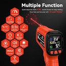 Infrared Thermometer Temperature Gun -58°F to 1796°, 16:1 Non Contact Laser Thermometer Gun with Thermocouple Probe for Humidity, Pizza Oven, Griddle, Ir Temp Gun for Home and Industry Repair by TinyTreasures Baby Boutique