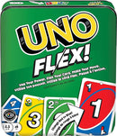 Mattel Games UNO Flex Card Game for Family Night Where Cards Change Color When Flexed in Collectible Tin Box by TinyTreasures Baby Boutique