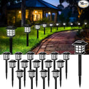 SOLPEX Solar Outdoor Lights,16 Pack Solar Path Lights, Solar Walkway Lights Outdoor, Solar Garden Lights, Solar Pathway Lights Outdoor Waterproof for Garden, Yard, Landscape and Driveway(Cold White) by GreenHaven Gardens