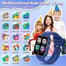Vakzovy Smart Watch for Kids with 26 Puzzle Games HD Camera MP3 Player Audiobook Video Pedometer Habit Tracking Learn Card Flashlight Kids Smart Watch Boys Gift for 5-12 Year Old Boys Toys by TinyTreasures Baby Boutique