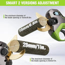 WORKPRO 12V Electric Pruning Shears, Battery Powered Pruning Shears, Cordless Tree Pruner, 1.2 Inch Cutting Diameter, Branch Cutter Gardening Scissors with 2 Pack Rechargeable Battery and Fast Charger by GreenHaven Gardens