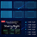 1230 PCS Glow in The Dark Stars Wall Stickers, 3D Adhesive Dots Decor Starry Sky Decor for Kids Bedroom, Beautiful Wall Decals (Blue) by TinyTreasures Baby Boutique