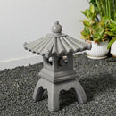 Glitzhome MGO Faux Concrete Pagoda Garden Statue Indoor and Outdoor Decoration, 16" H by GreenHaven Gardens