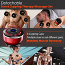 4-in-1 Electric Cupping Therapy Set with 8 Cellulite Massage Cups with 12 Modes Suction,Smart Dynamic Cupping Therapy Set for Ease Fatigue, Muscle Soreness and Skin Tightening(Red) by CozyNest Decor