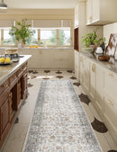 Washable Kitchen Rug Runners for Hallways: 2'6"x8' Bedroom Rug Non Slip Low-Pile Stain Resistant Soft Indoor Floor Carpet Runner for Indoor Entryway Hallways Kitchen Laundry Room Beside Farmhouse by TinyTreasures Baby Boutique