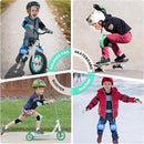 BOSONER Kids/Youth Knee Pad Elbow Pads for Roller Skates Cycling BMX Bike Skateboard Inline Rollerblading, Skating Skatings Scooter Riding Sports by TinyTreasures Baby Boutique