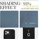 NICETOWN Smoky Blue Curtains 96 inches Long, Grommet Thermal Insulated Blackout Curtains Privacy Window Treatments for Boys Room/Living Room, W46 x L96, 2 Panels by TinyTreasures Baby Boutique