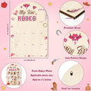 R HORSE My First Year Photo Frame Board, 3D Western Cowgirl Birthday Decorations Display Wood Board, Baby First Year Picture Frame 12 Months Milestone 1st Birthday Nursery Decor Gift for Girl by TinyTreasures Baby Boutique