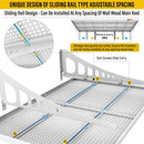 4Pack 2x3ft Adjustable Metal Garage Wall Shelving Heavy Duty Garage Storage Shelf Wall Mounted White by GreenHaven Gardens